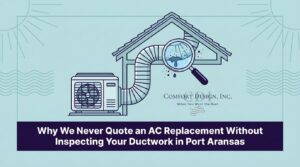Why We Never Quote an AC Replacement Without Inspecting Your Ductwork in Port Aransas — featured image