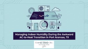 Managing Indoor Humidity During the Awkward AC-to-Heat Transition in Port Aransas, TX — featured image