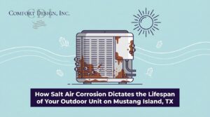 How Salt Air Corrosion Dictates the Lifespan of Your Outdoor Unit on Mustang Island, TX — featured image