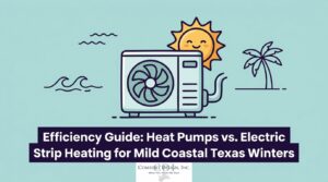 Efficiency Guide: Heat Pumps vs. Electric Strip Heating for Mild Coastal Texas Winters — featured image